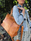 Taske MARY – Cognac - VIAMAJA.DK