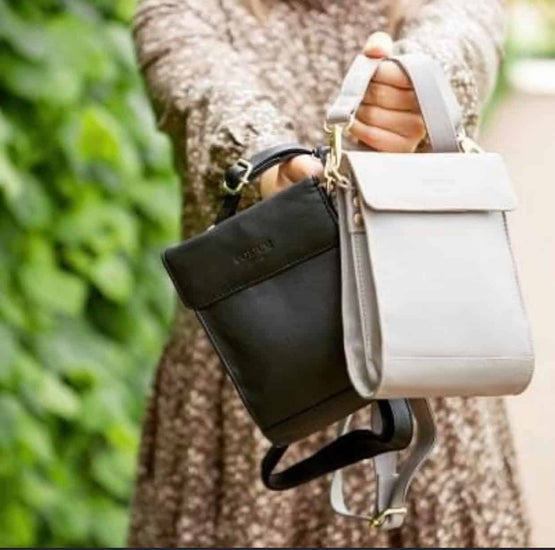 Taske MILLE crossbody - Sort skind - VIAMAJA.DK