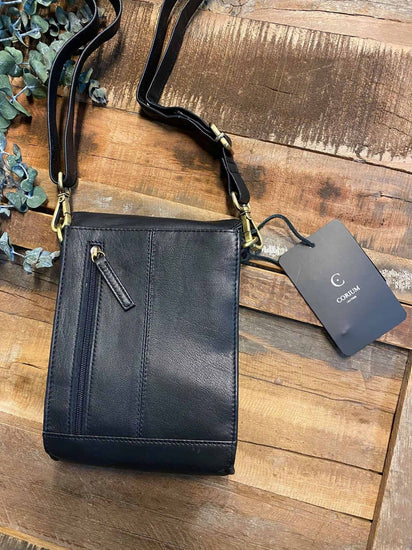 Taske MILLE crossbody - Sort skind - VIAMAJA.DK