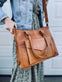 Taske Ofelia - Big Cognac - VIAMAJA.DK