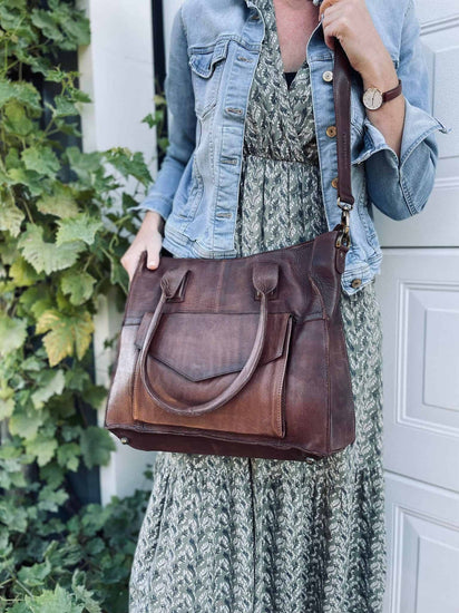 Taske Ofelia – Big Dark Brown - VIAMAJA.DK