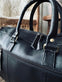 Taske Spencer - Black leather - VIAMAJA.DK