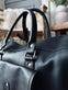 Taske Spencer - Black leather - VIAMAJA.DK