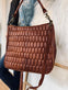 Taske WALNUT QUILT - 2 taskeremme medfølger - VIAMAJA.DK