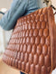 Taske WALNUT QUILT - 2 taskeremme medfølger - VIAMAJA.DK