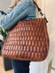 Taske WALNUT QUILT - 2 taskeremme medfølger - VIAMAJA.DK