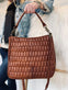 Taske WALNUT QUILT - 2 taskeremme medfølger - VIAMAJA.DK