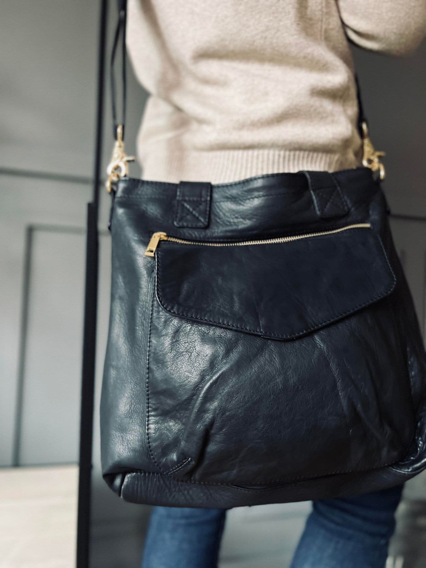 Taske - WORK LADY i blødt skind - VIAMAJA.DK