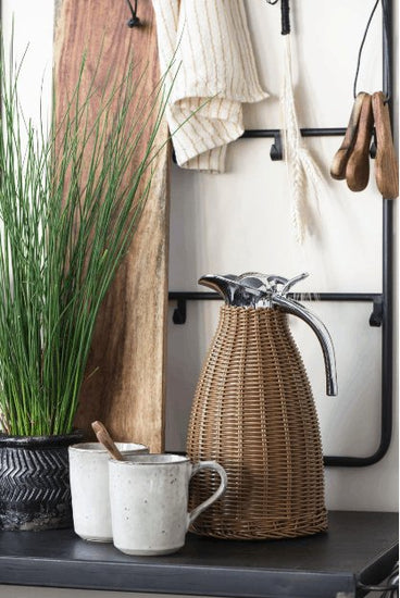 Termokande brun polyrattan flet - VIAMAJA.DK