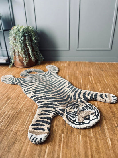 TIGER TÆPPE I ULD - 68X113 - VIAMAJA.DK