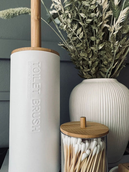 Toiletbørste med bambus skaft - VIAMAJA.DK