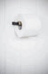 Toiletpapirholder m/trærulle - Sort - VIAMAJA.DK