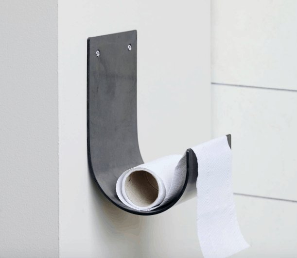 Toiletpapirholder, Simply, Jern - VIAMAJA.DK