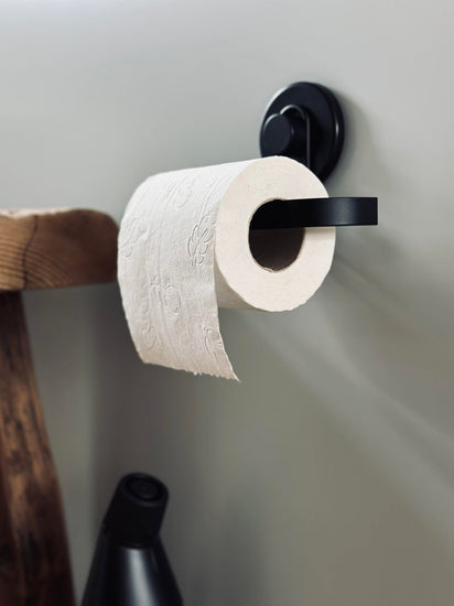 Toiletrulleholder med sugekopper - VIAMAJA.DK