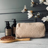 Toalettmappe - Beige plysj