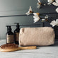 Toilettaske - Beige plys - VIAMAJA.DK