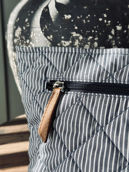 Toilettaske / clutch – Stribet - VIAMAJA.DK