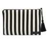 Toalettmappe / clutch - STRIPE canvas