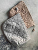 Toalettmappe quiltet ash grey