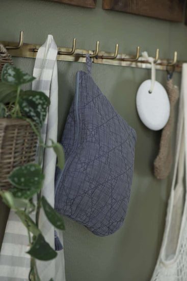 Toilettaske quiltet purple ash - VIAMAJA.DK