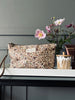 Vannavvisende toalettmappe - Brown flower