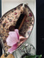 Toilettaske vandafvisende - Brown flower - VIAMAJA.DK