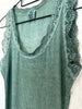 Topp med blonde - Daily Dusty green