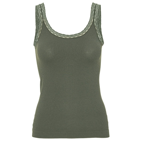 Top med blonde Økotex Military – Mikrofiber - VIAMAJA.DK