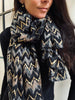 Skjerf - Alice grey gold