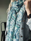 Tørklæde Blue batik - VIAMAJA.DK