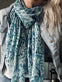 Tørklæde Blue batik - VIAMAJA.DK
