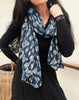 Skjerf Golden / Blue
