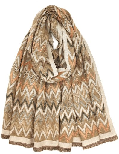 Tørklæde - Golden Bohemian - VIAMAJA.DK