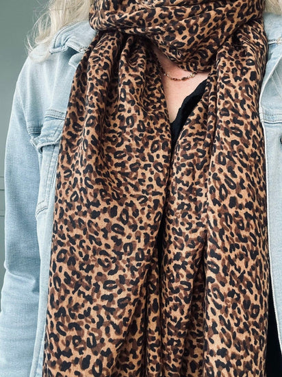 Tørklæde Leopard - VIAMAJA.DK