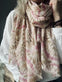 Tørklæde Rose batik - VIAMAJA.DK