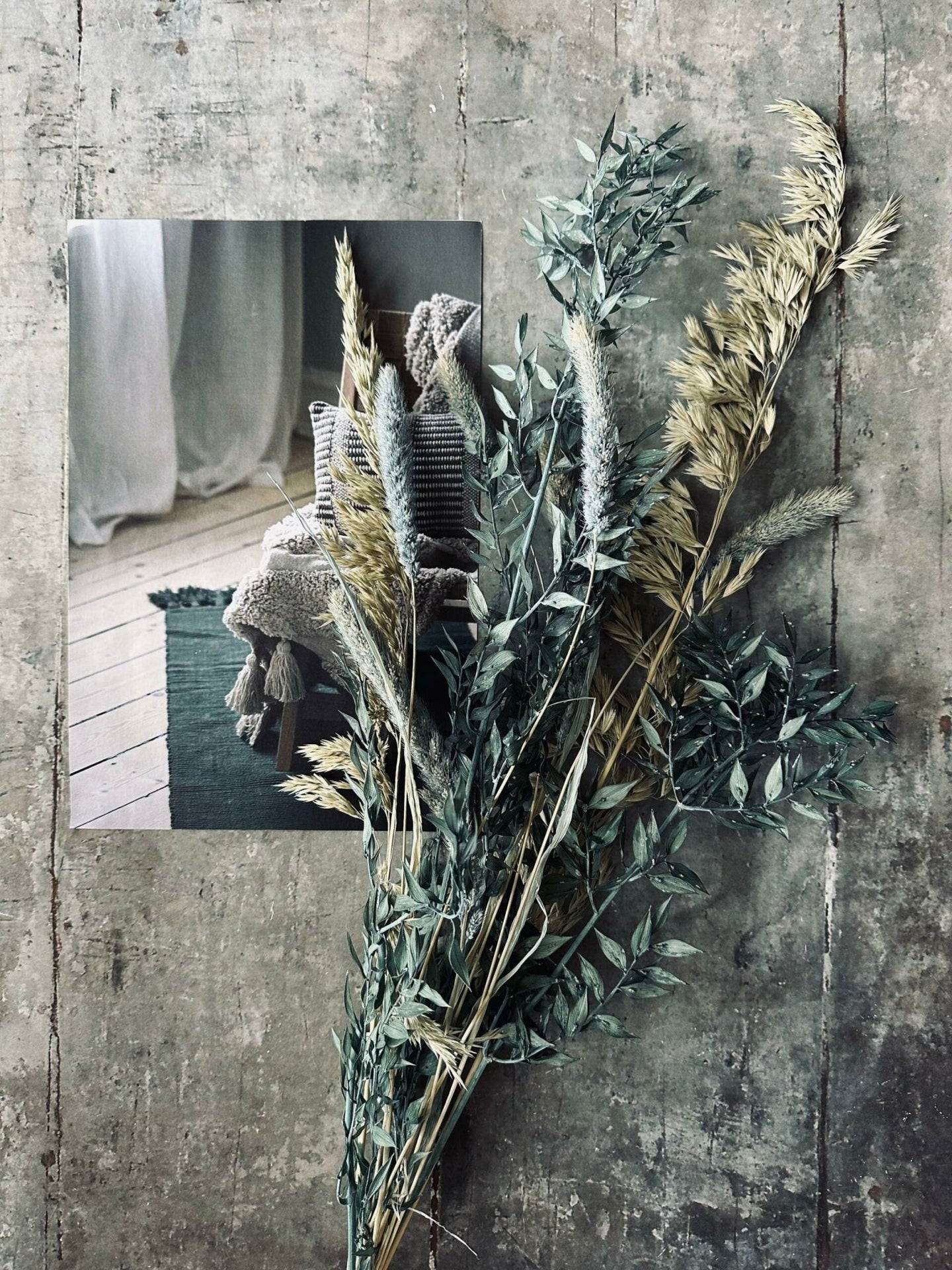 Tørret blomster – Blue mix - VIAMAJA.DK