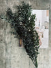 Tørkede blomster – Dark green ROSSA