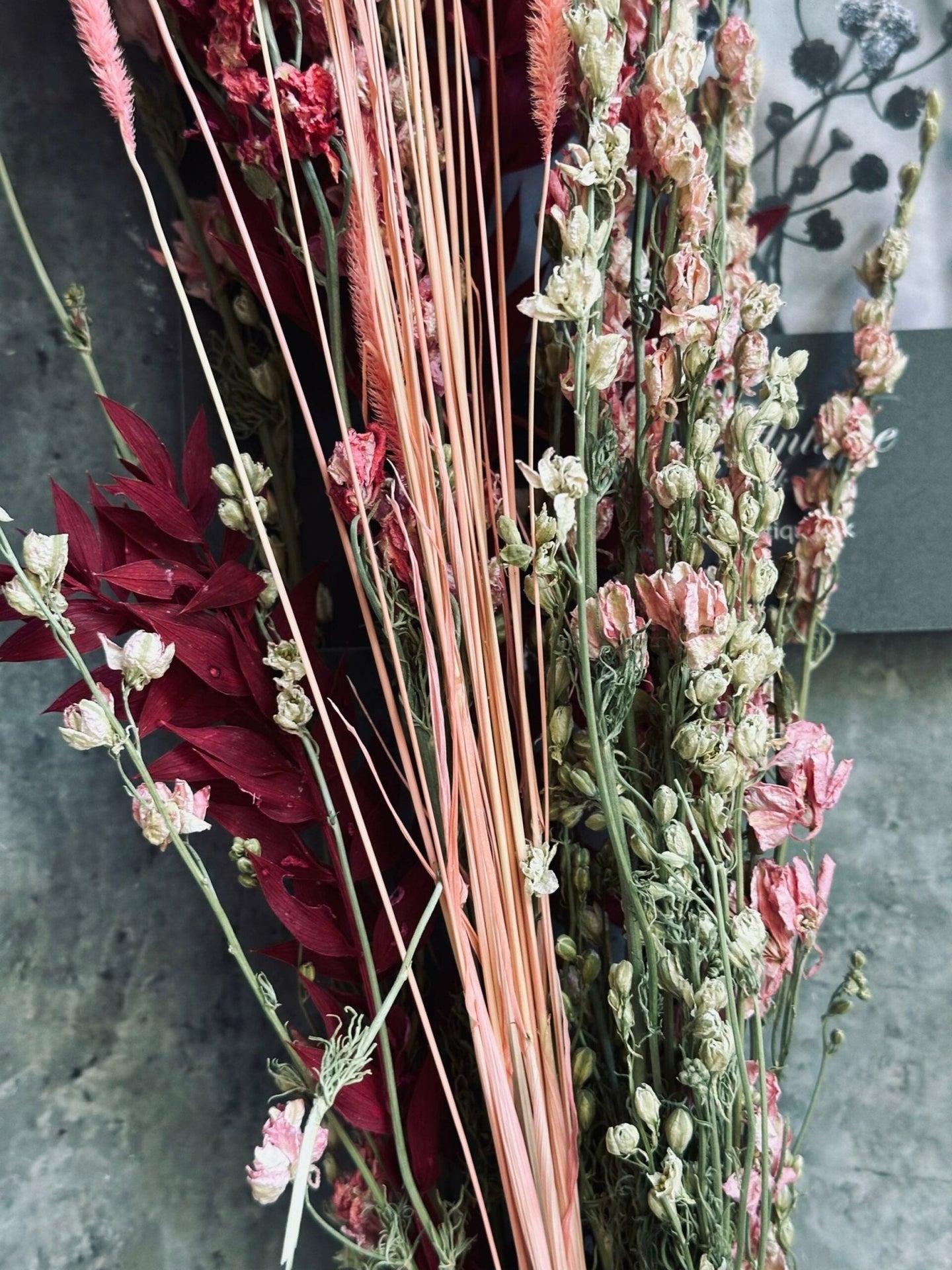 Tørret blomster – Lyserød / coral mix - VIAMAJA.DK