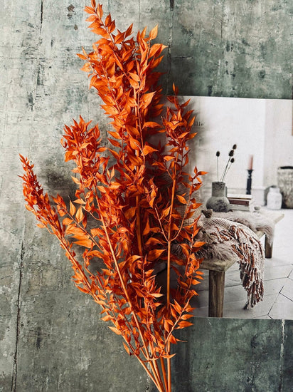 Tørret blomster – Orange - VIAMAJA.DK
