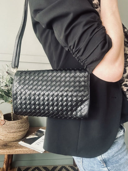 TREND Clutch – Black crossover - VIAMAJA.DK