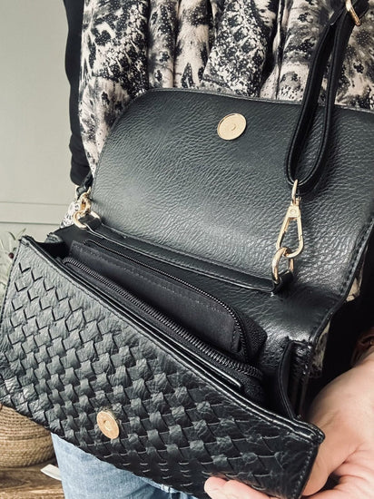 TREND Clutch – Black crossover - VIAMAJA.DK