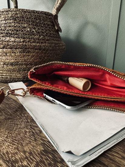 TREND Clutch – Terry cognac - VIAMAJA.DK