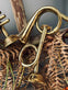 Trompet deko 14x5x7cm metal - VIAMAJA.DK