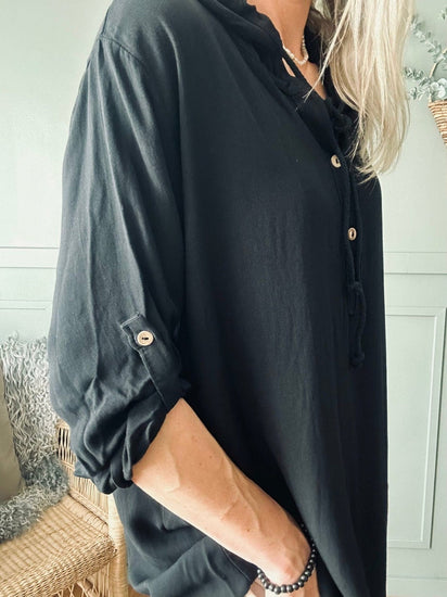 Tunika Liva - Black - VIAMAJA.DK