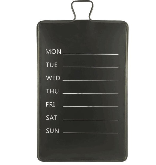 Ugekalender sort metal - VIAMAJA.DK