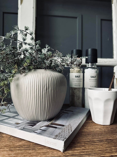 Urtepotte Keramik Creme - VIAMAJA.DK