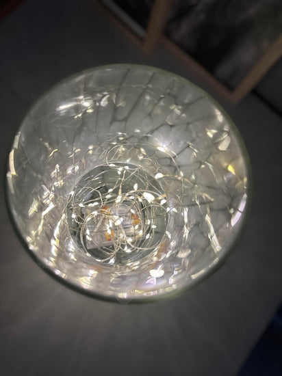Vase 18cm Mundblæst glas – Green - VIAMAJA.DK