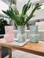 Vase 18cm Mundblæst glas – Rose - VIAMAJA.DK