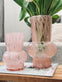 Vase 18cm Mundblæst glas – Rose - VIAMAJA.DK