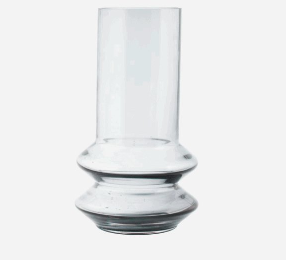 Vase, Forms, Røgfarvet glas - VIAMAJA.DK